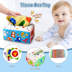 EPOGG sensory-bin-shape-sorting-toy lets babies explore colors and forms through sorting.