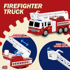 EPPO ambulance toy, side view with sirens to spark rescue stories