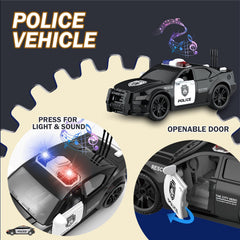 EPPO police car toy, detailed decals for realistic role-play adventures