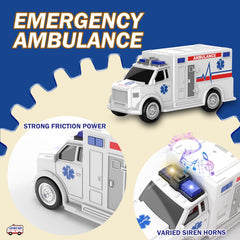 EPPO police helicopter toy, top view with rotor blades for dynamic missions