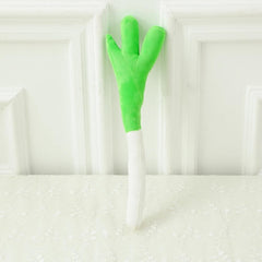 EPRHAY leek onion plush fabric texture close-up highlights soft touch for cozy hugging.