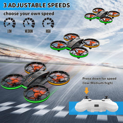 Epstur drone package includes three batteries for extended play