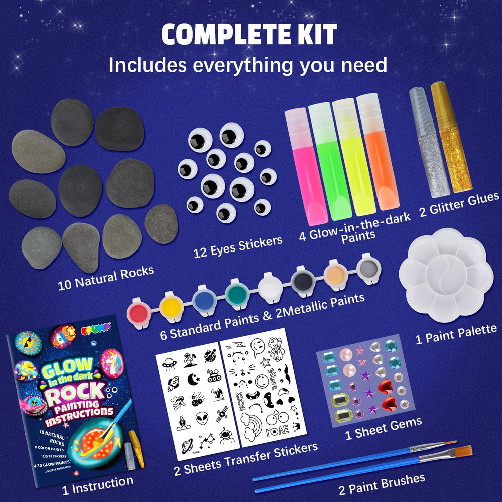 EPUMP eye stickers and gem transfers enhance decoration options.