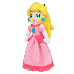 Equasis Princess Peach plush toy front view, ultra soft cuddly companion for naps and play