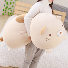 ERDAO fat cat plush toy adds cozy decor and comfort to bedrooms.