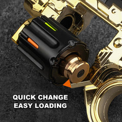 ERENOT metal target included for indoor aiming practice.