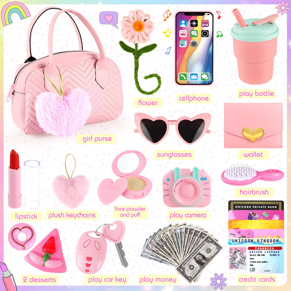 ERHAICAT play purse sunglasses completes stylish pretend moments.