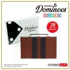 ERLLE portable domino set ideal for travel and parties