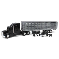 ERTL 1:64 black semi truck for durable play sessions