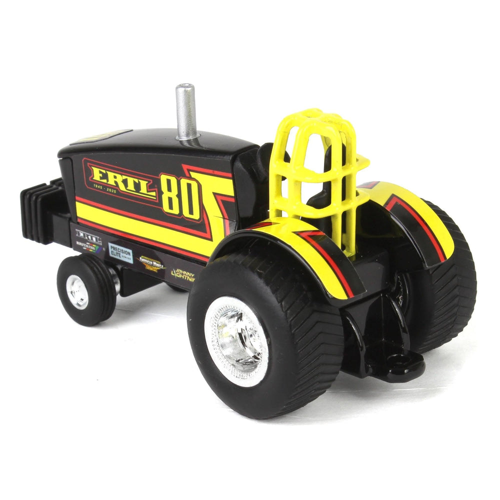 ERTL 80th Anniversary set display on a compact shelf for easy collection.