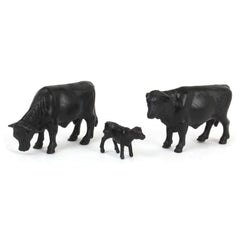 ERTL Black Angus cows and calves for 1/64-scale displays.