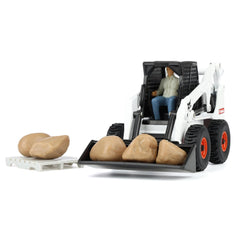 ERTL Bobcat Skid Steer plastic rocks and pallet for scene-building