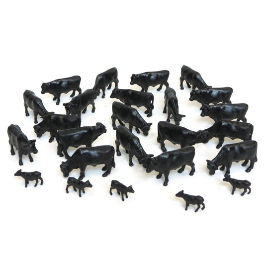 ERTL bulk pack of Black Angus cows for detailed dioramas.