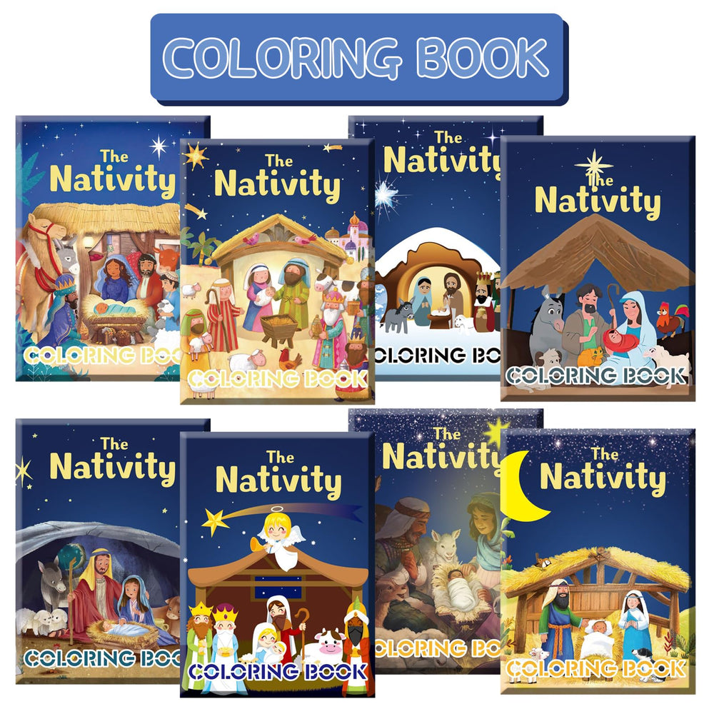 Ertyjikg coloring pages featuring Jesus, sheep, and camels inspire holiday imagination.