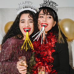 Erweicet glasses offer bold style and fun countdown photo opportunities.