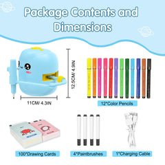 ERYMCS drawing robot gift packaging as a thoughtful present for kids