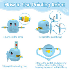 ERYMCS drawing robot built with safe materials for worry-free play