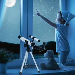 ESAKO Kids Tabletop tripod keeps the view steady during exploration