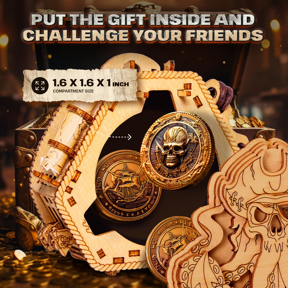 ESC WELT Authentic treasure map detail enhances treasure-hunt vibe for the game.