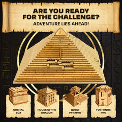 ESC WELT Quest Pyramid gift-ready box enhances birthdays with mystery.