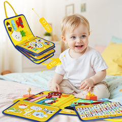 Esjay Busy Board offers an easy-to-operate Montessori-inspired design.