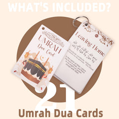 ESLINOP Arabic transliteration and English meanings on cards for non-Arabic speakers.