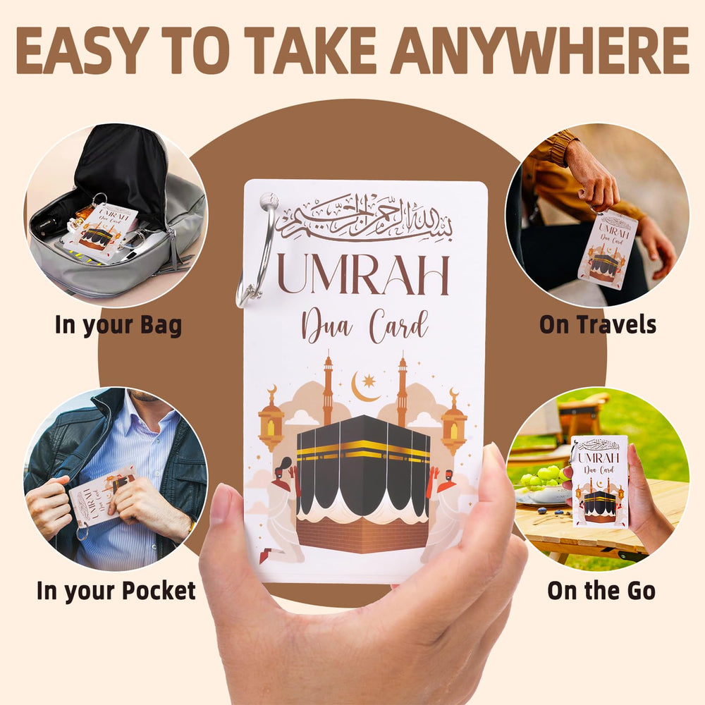 ESLINOP Umrah Mubarak gift set ideal for family and friends starting their journey.