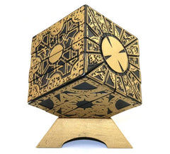 ESMGVAR Detachable Hellraiser box cosplay setup conveying authentic Cenobites vibe