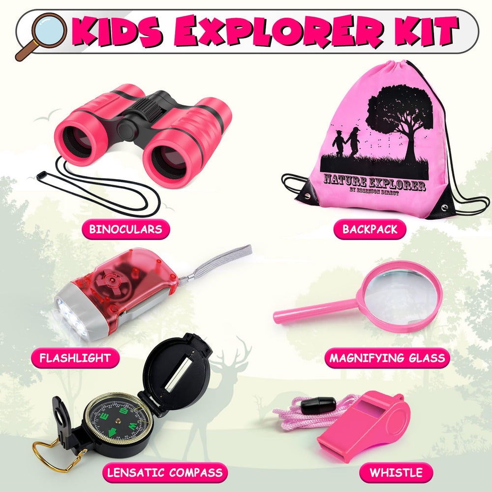 ESSENSON magnifying glass helps kids inspect tiny details on outdoor discoveries