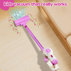 Essovee vacuum toy with three attachments for versatile play