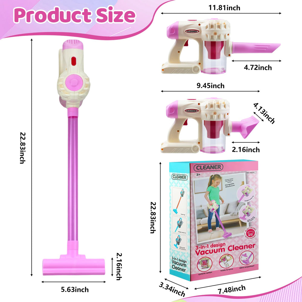 Essovee pink wide nozzle picking up paper debris in play