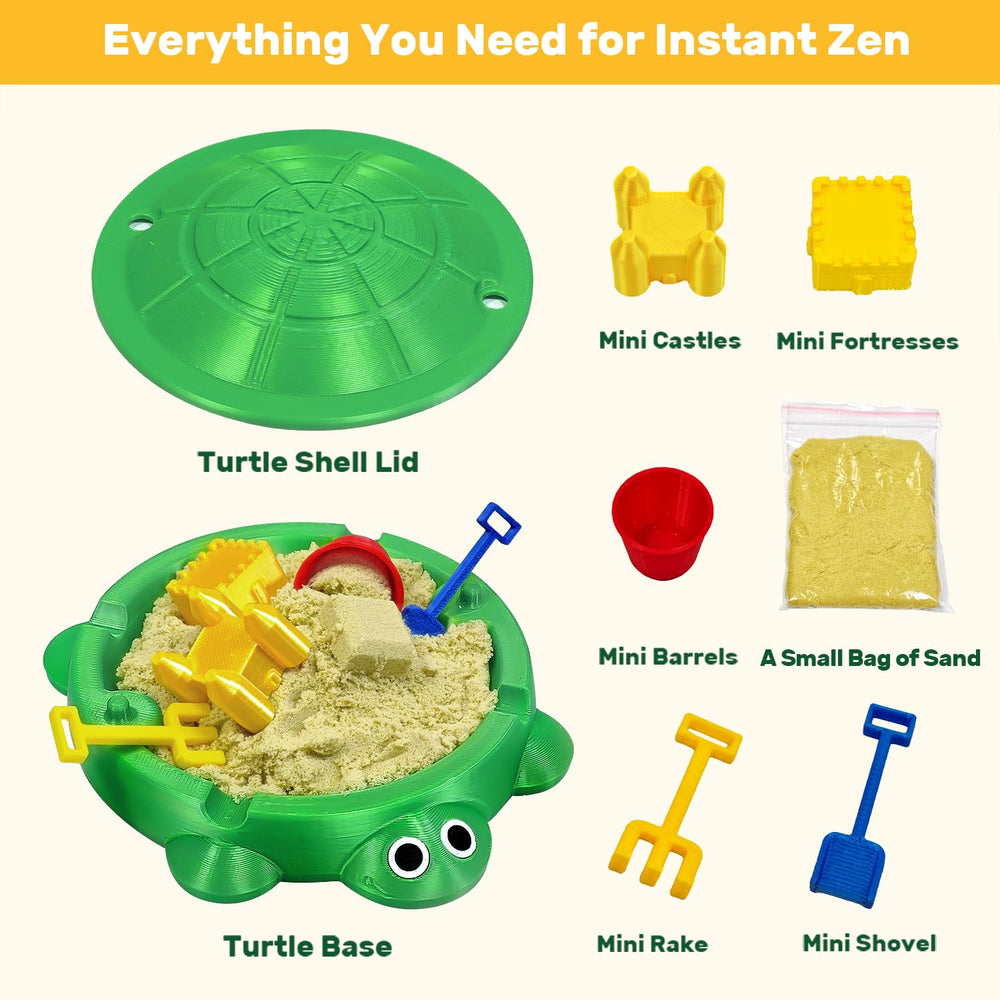 Estairkas desk zen garden lid closed keeping sand tidy for work