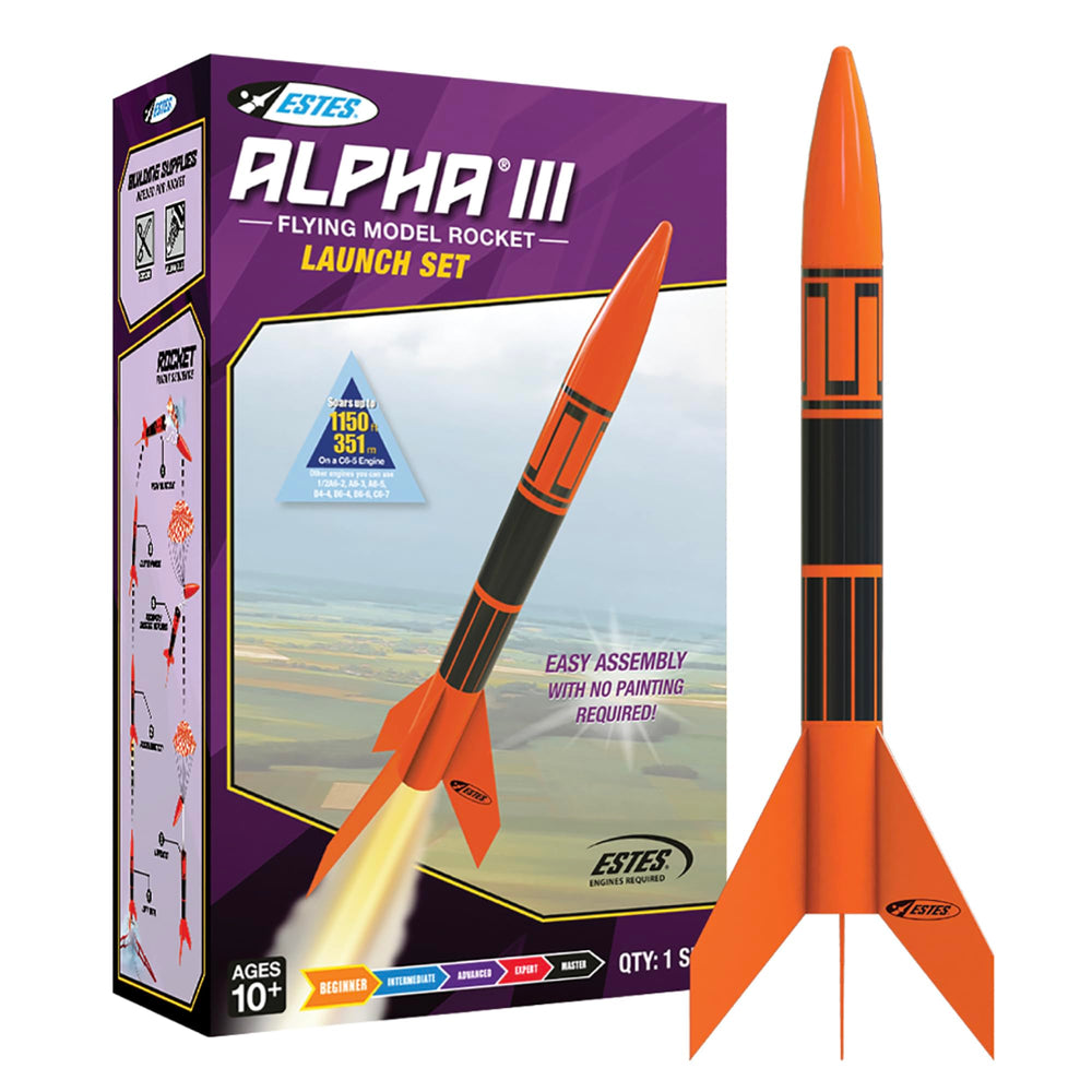 Estes Alpha III launch controller for safe, controlled ignition