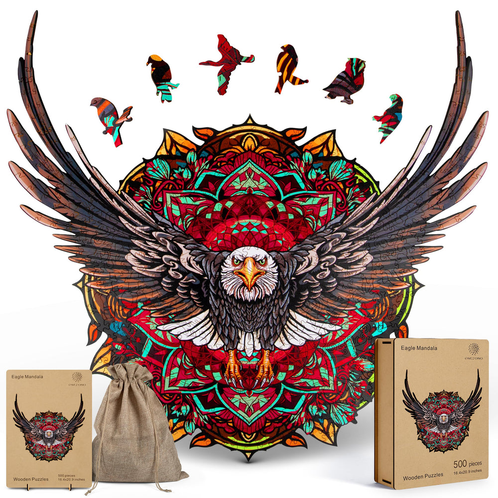 ESTROSO 20.9 x 16.4 inch puzzle, completed size reference