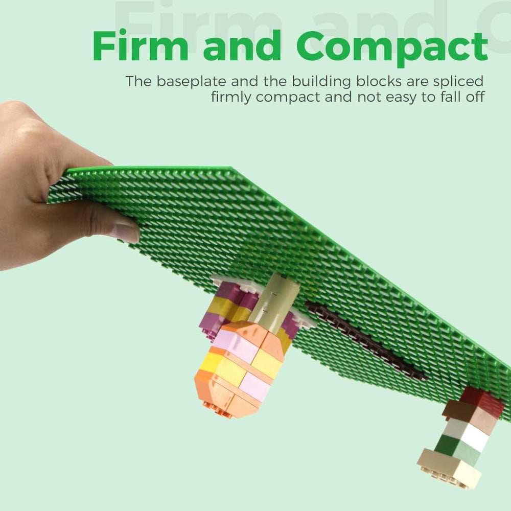 Etarnfly baseplates compatibility demo shows seamless fit with major brick brands.
