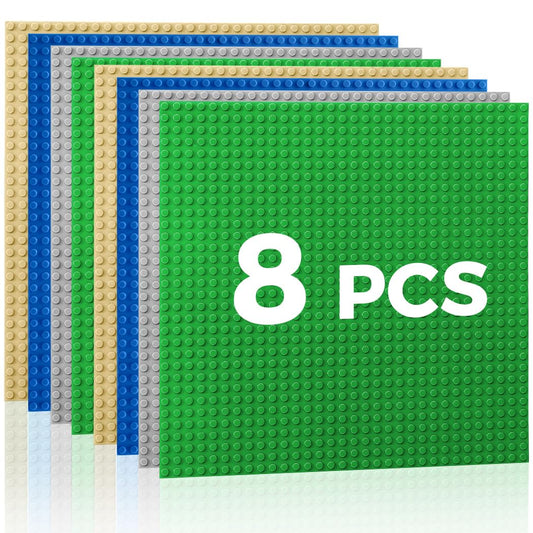 Etarnfly Classic baseplates 10x10 green provide stable surfaces for imaginative brick building.
