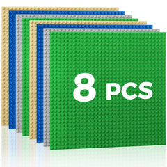 Etarnfly Classic baseplates 10x10 green provide stable surfaces for imaginative brick building.