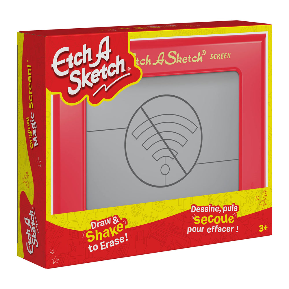Etch A Sketch Classic perfect for on-the-go creativity during trips.