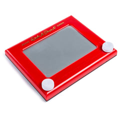 Etch A Sketch Classic shake to erase feature in action for fresh sketches.