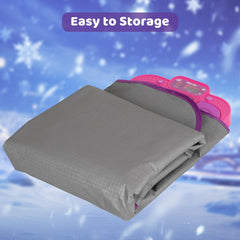 Fairy tale ice and snow theme on the Eterfun mat creates magical vibes.