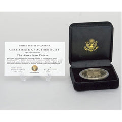 eTradewinds 24k gold plated commemorative coin with proof-like finish for display