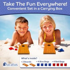 EUCATUS kid-friendly sleepover setup ready for party entertainment.