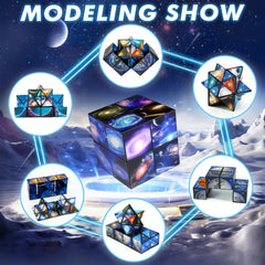 Euclidean Cube Star Cube Set two-in-one design encourages cooperative play.