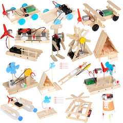 EUDAX 465PCS kit contents laid out for hands-on STEM learning.