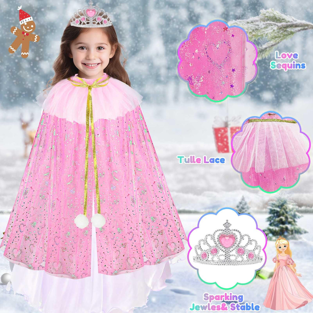 EULRGAUS mermaid cape sparks ocean-themed storytelling and play.