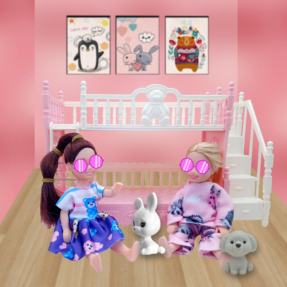 EumbHoa 5-6 inch dolls gift set inspires creative play.