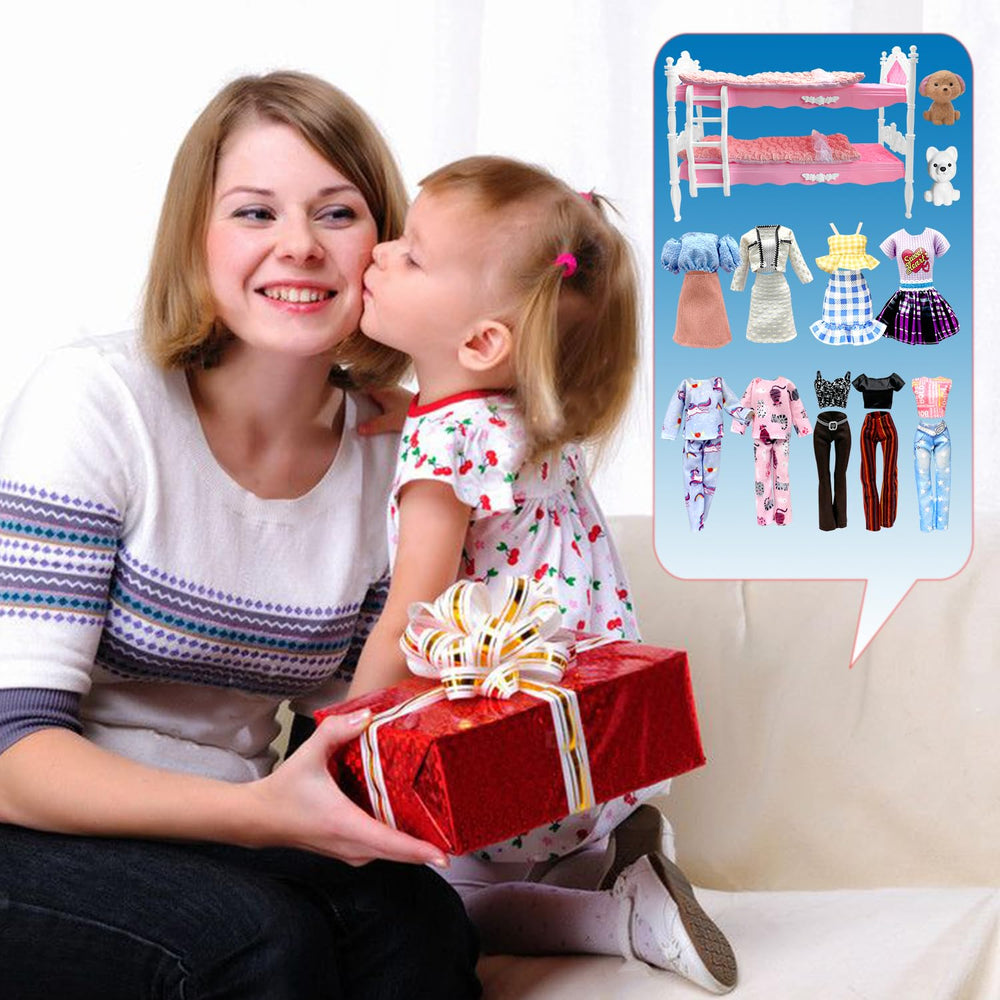 EumbHoa doll clothes details with buckles for easy dressing