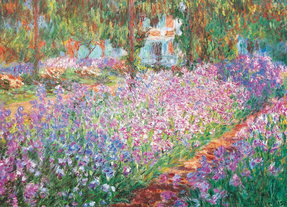 EuroGraphics Artist's Garden Monet puzzle pieces enable precise fits for a satisfying build.
