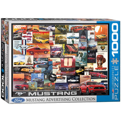 EuroGraphics Ford Mustang Vintage Ads box showcases sturdy packaging for safe storage