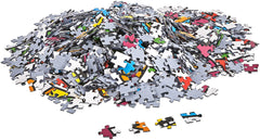 Finished puzzle size displayed, great for wall display or family puzzle night.